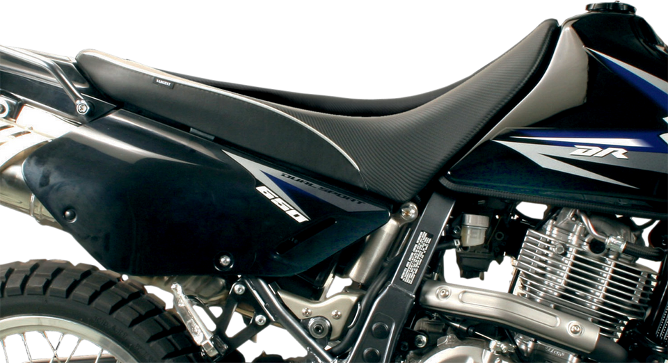 World Sport™ Performance Seat - Black - Carbon FX - Low - DR 650 96-20 - Lutzka's Garage