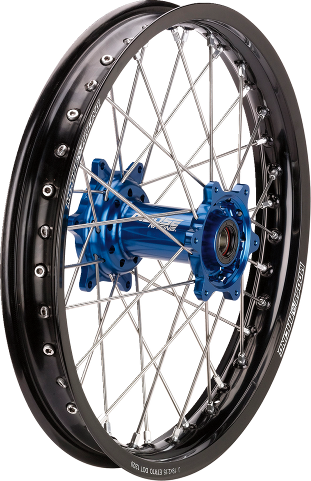 Wheel Assembly - SX-1 - Complete - Rear - Black Wheel/Blue Hub - 19x2.15 - Husqvarna