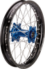 Wheel Assembly - SX-1 - Complete - Rear - Black Wheel/Blue Hub - 14x1.6