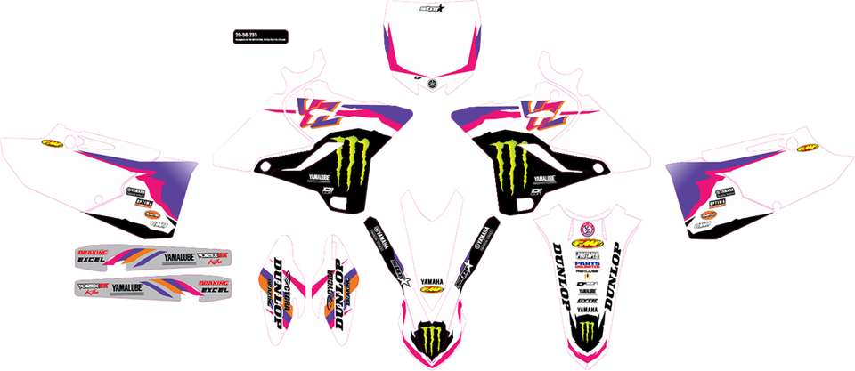 Graphic Kit - Monster - YZ - Retro