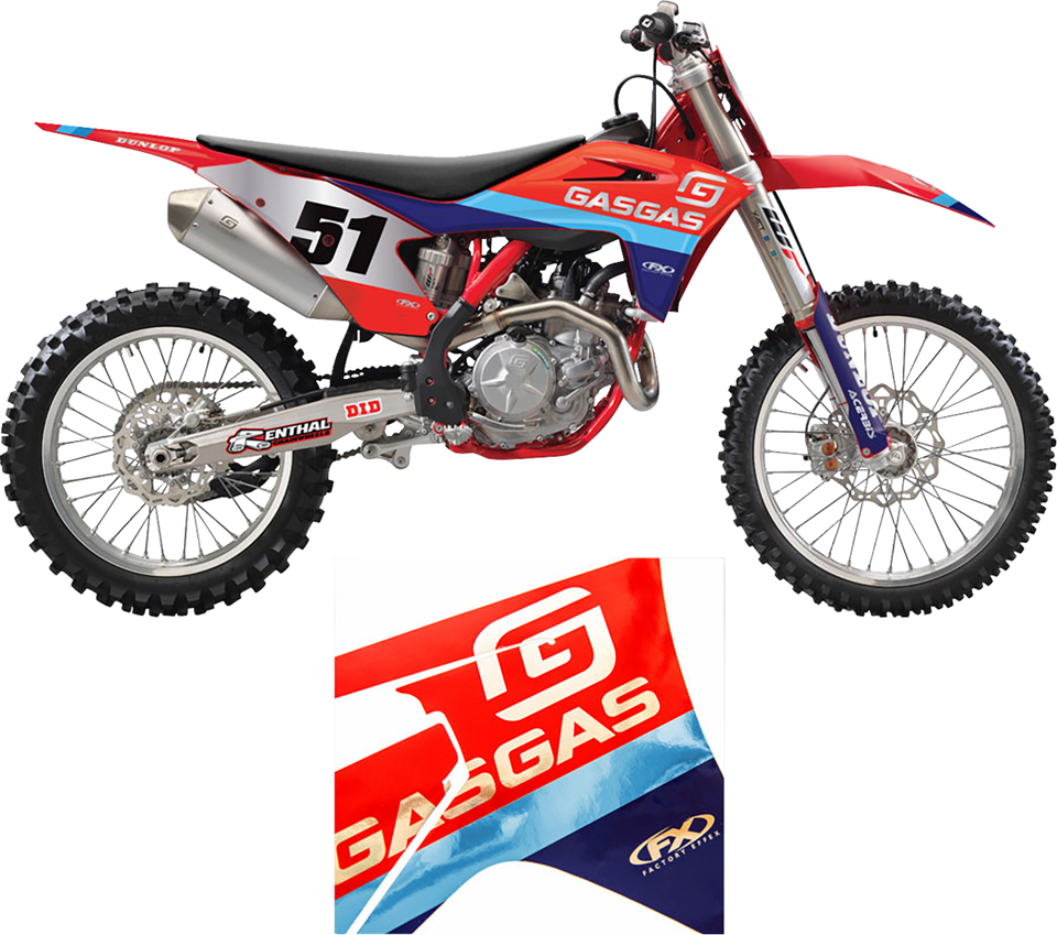 Shroud Graphic Kit - Chrome Series - GasGas