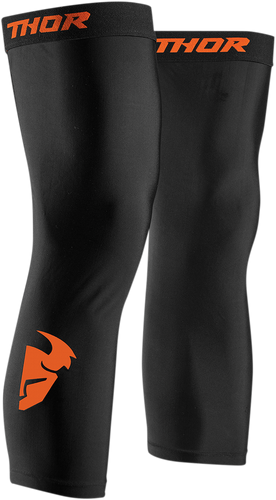 Comp Knee Sleeves - Black/Red Orange - S/M - Lutzka's Garage