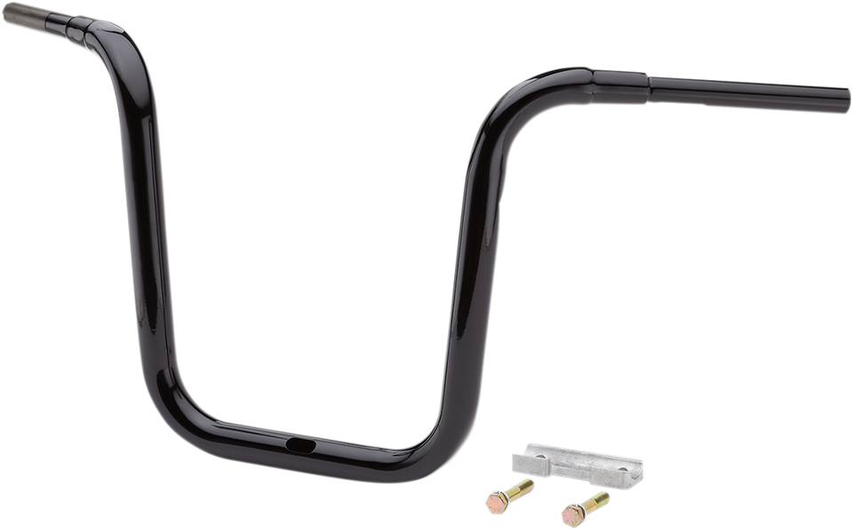Handlebar - Grande Traditional Ape Hanger - 16" - Black - Lutzka's Garage