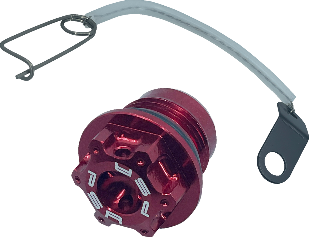 Oil Cap Kit - Red - M22 x 1.5 - BMW/Ducati - Lutzka's Garage