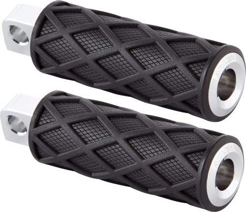 Diamond Footpegs - Male Mount - Chrome - Lutzka's Garage