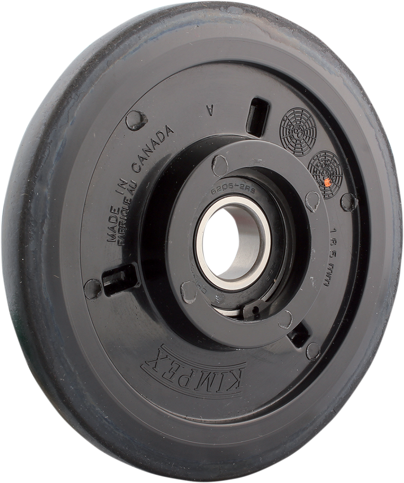 Idler Wheel with Bearing 6205-2RS - Black - Group 10 - 165 mm OD x 1" ID - Lutzka's Garage