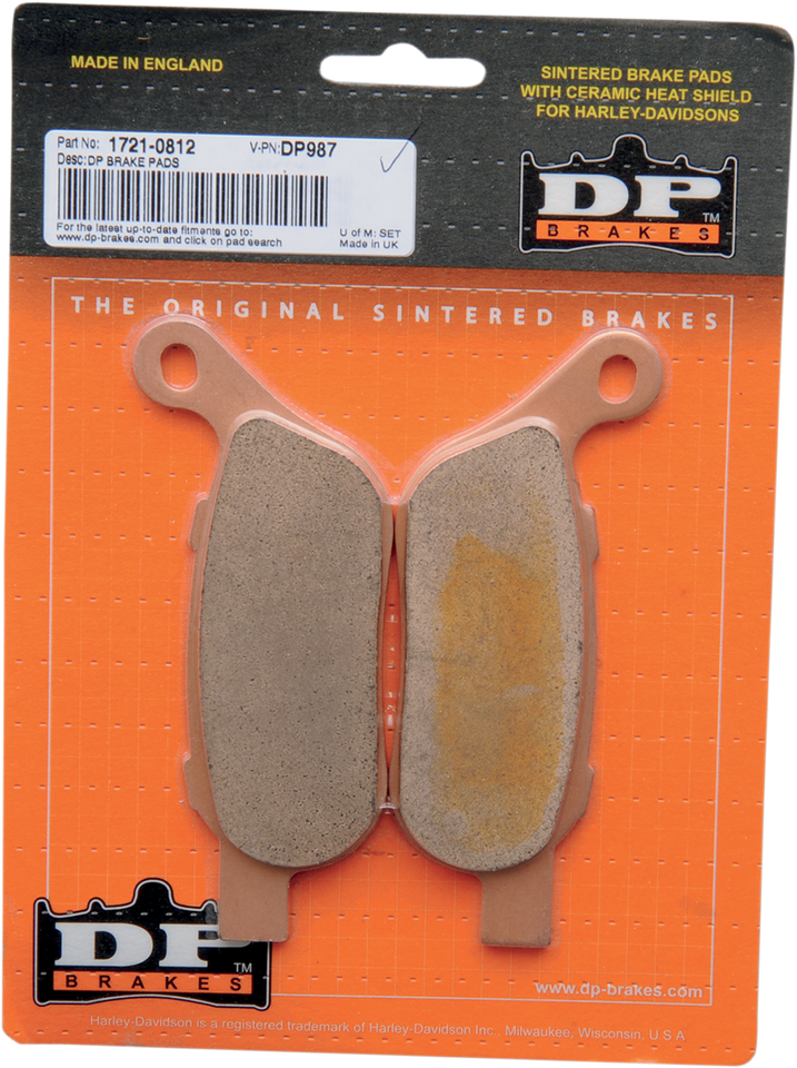 Sintered Brake Pads - DP987