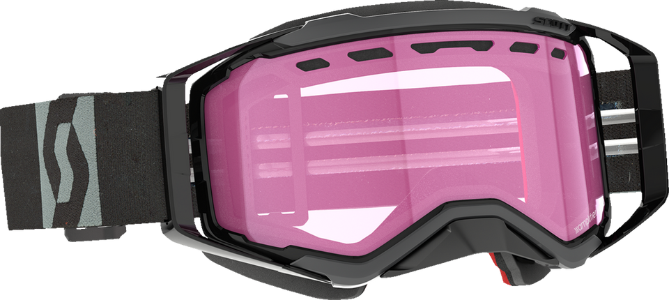 Prospect Snow Cross Goggle - Black/Gray - Dual Lens - Rose - Lutzka's Garage