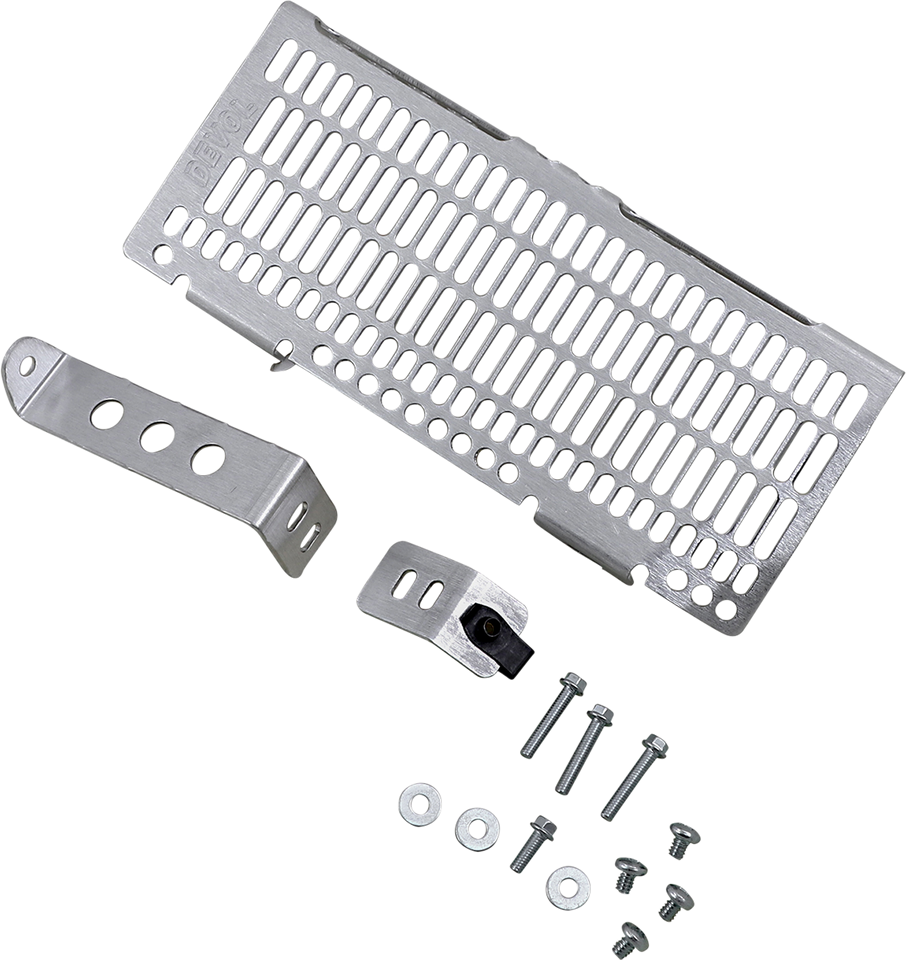 Radiator Guard - Brushed Aluminum - Yamaha