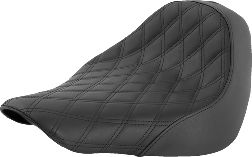 Renegade Solo Seat - Lattice Stitched - Black - FL/FX 18-23 - Lutzka's Garage