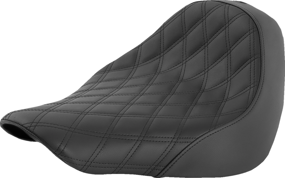 Renegade Solo Seat - Lattice Stitched - Black - FL/FX 18-23 - Lutzka's Garage