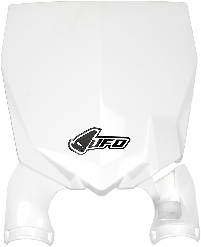 Stadium Number Plate - White - Yamaha - Lutzka's Garage