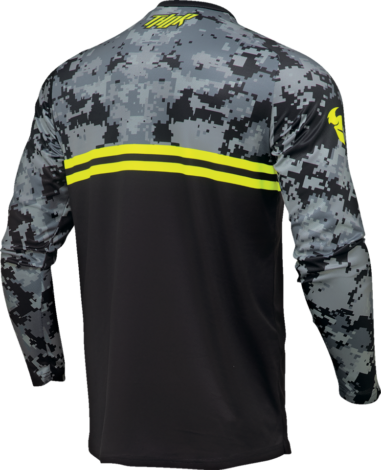 Sector DIGI Jersey - Black/Camo - Medium - Lutzka's Garage