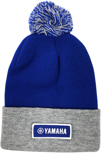 Yamaha Pom Beanie - Royal/Gray