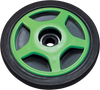 Idler Wheel with Insert/Bearing 6205-2RS - Green - Group 6 - 6.38" OD x 0.75" ID - Lutzka's Garage
