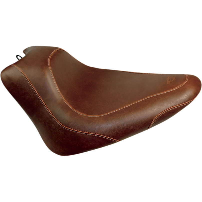 Seat - Wide Tripper™ Solo - without Backrest - Smooth - Brown - Lutzka's Garage