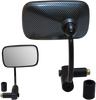 Mirror - Bar End - Rectangular - Carbon look - 7/8" - Lutzka's Garage