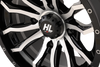 Wheel - HL21 - Front/Rear - Gloss Black w/Machined - 22x7 - 4/137 - 4+3 (+10 mm)