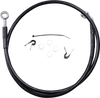 Brake Line - Front - Black - +2" - 04-10 XL - Lutzka's Garage