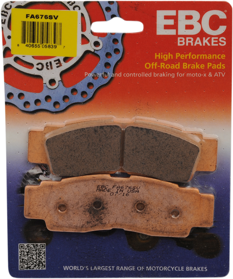 SV Severe Duty Brake Pads - FA676SV