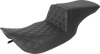 Tour Step-Up Seat - Front Lattice Stitch - Black - FL 97-07 - Lutzka's Garage