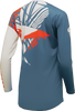 Womens Sector Split Jersey - Blue Steel/Vintage White - Small - Lutzka's Garage