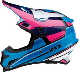 Rise Helmet - MC - Pink/Blue - Medium - Lutzka's Garage
