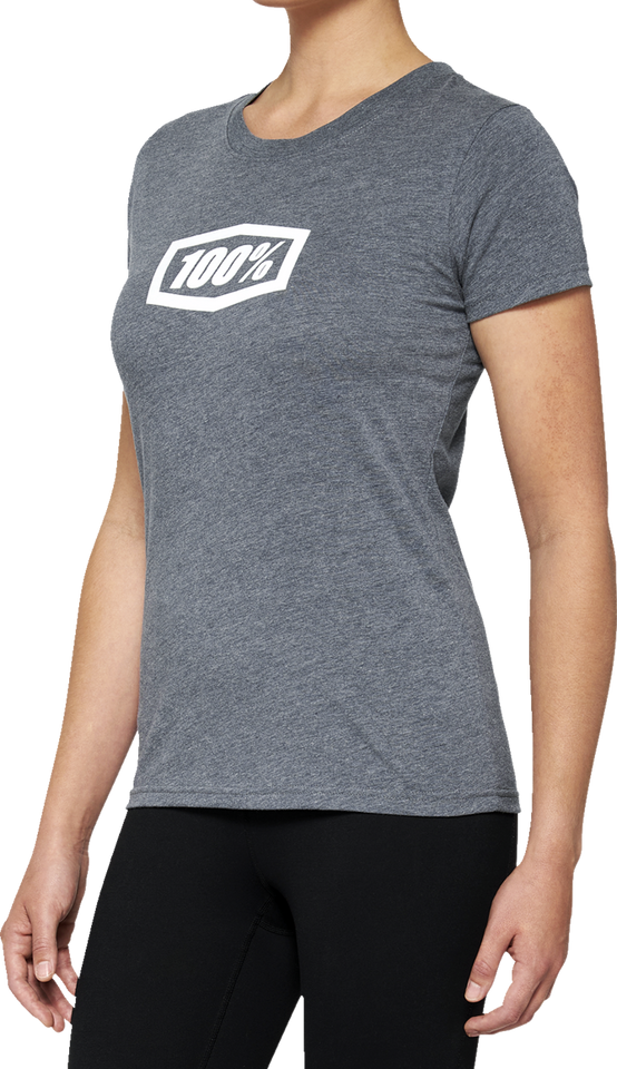Womens Icon T-Shirt - Heather Gray - Medium - Lutzka's Garage