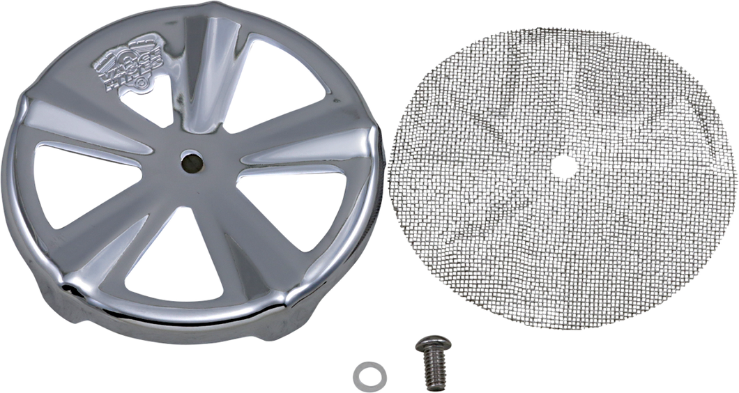 Air Cleaner Cover - Chrome - Lutzka's Garage