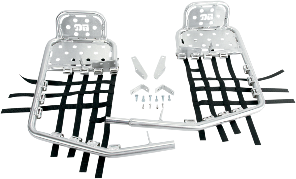 Heel Guard Nerf Bar- With Black Webbing - Kawasaki