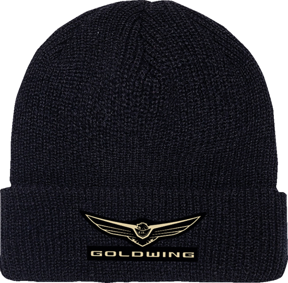 Goldwing Beanie - Black - Lutzka's Garage