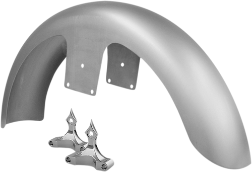 Front Fender Kit with Chrome Adapter - For 21