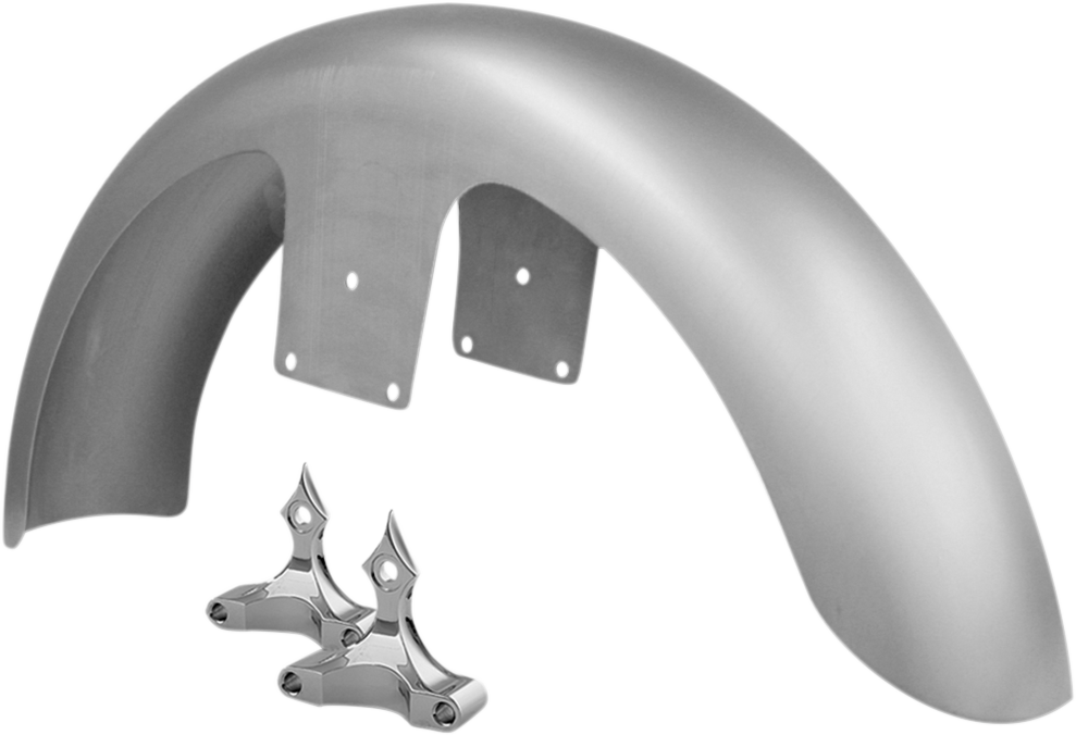 Front Fender Kit with Chrome Adapter - For 21