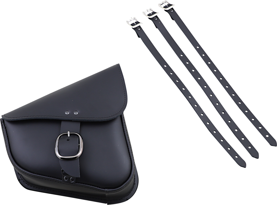 Swing Arm Bag - Black - Triangulated - Right - Lutzka's Garage