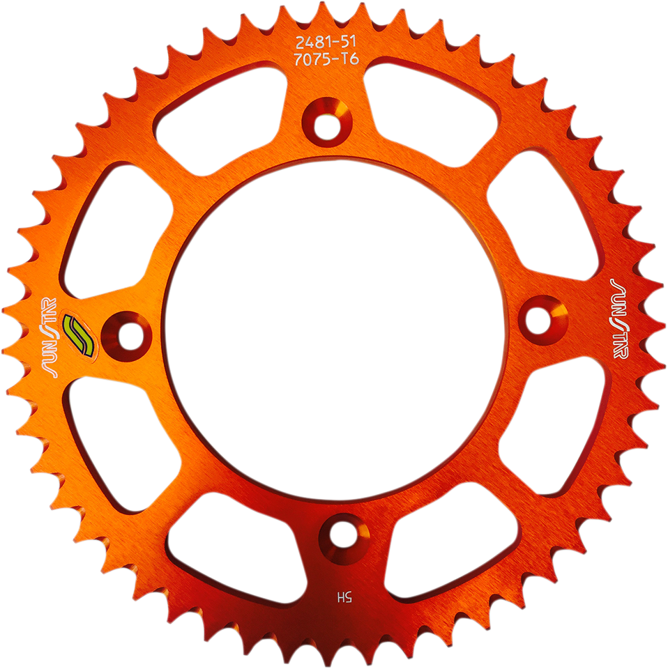 Rear Sprocket - 51 Tooth - Gas Gas/Husqvarna/KTM - Works/Orange - Lutzka's Garage