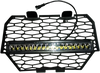Grille Insert with 16" LED Light Bar - 16-18 RZR 1000
