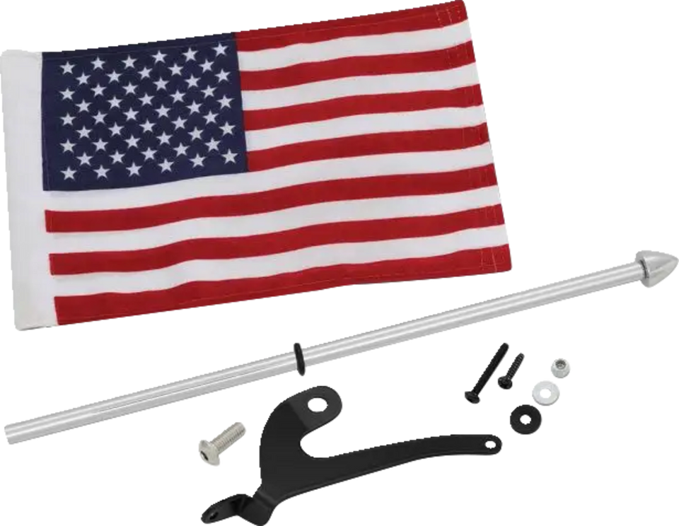 Flag Pole - Left - Chrome - Can-Am RT/F3 - Lutzka's Garage