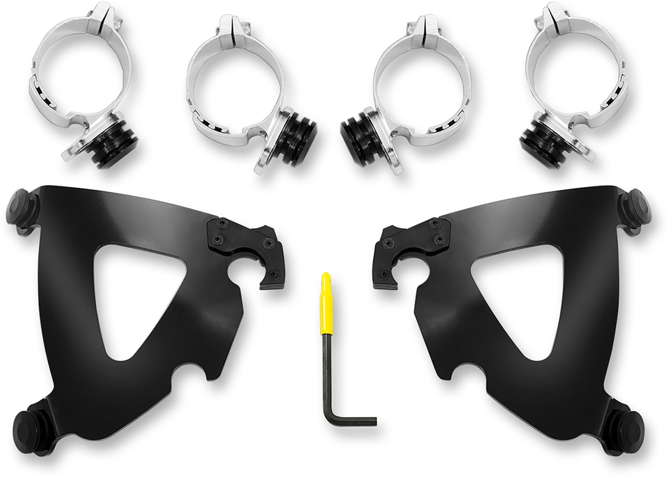 Road Warrior Mounting Kit - Black - FXD - Lutzka's Garage