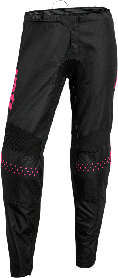 Womens Sector Minimal Pants - Black/Pink - 13/14 - Lutzka's Garage