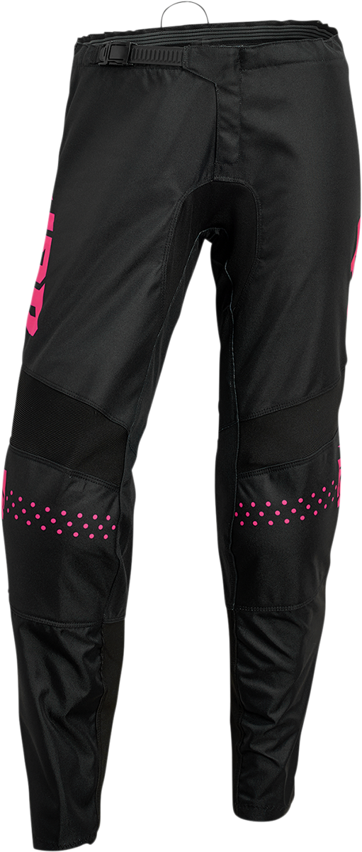 Womens Sector Minimal Pants - Black/Pink - 13/14 - Lutzka's Garage