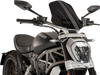 New Generation Windscreen - 17-3/4" - Dark Smoke - Diavel - Lutzka's Garage