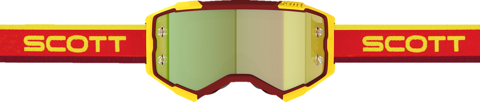 Fury Goggle - Retro Red/Yellow - Yellow Works