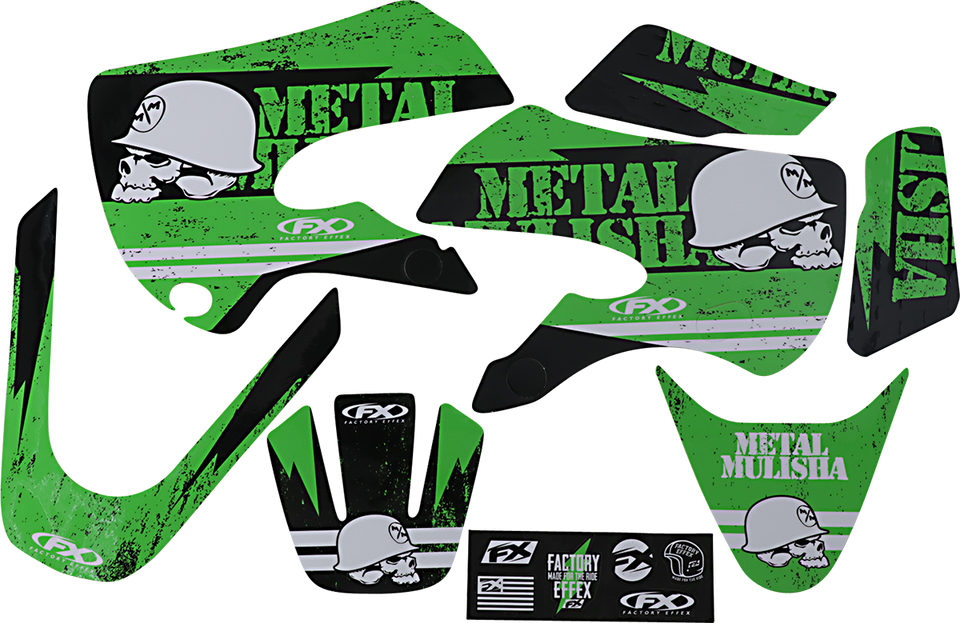 Metal Mulisha Graphic Kit - Kawasaki