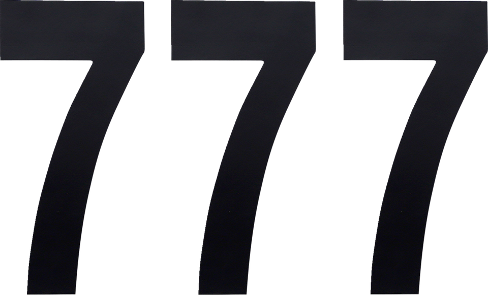 FX Number 7 - Black - 6" - Lutzka's Garage