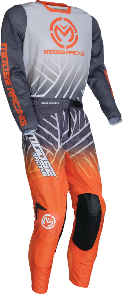 Sahara Jersey - Gray/Orange - Small - Lutzka's Garage