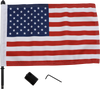 Square Sissy Bar Rack Flag Mount - 10" X 15"