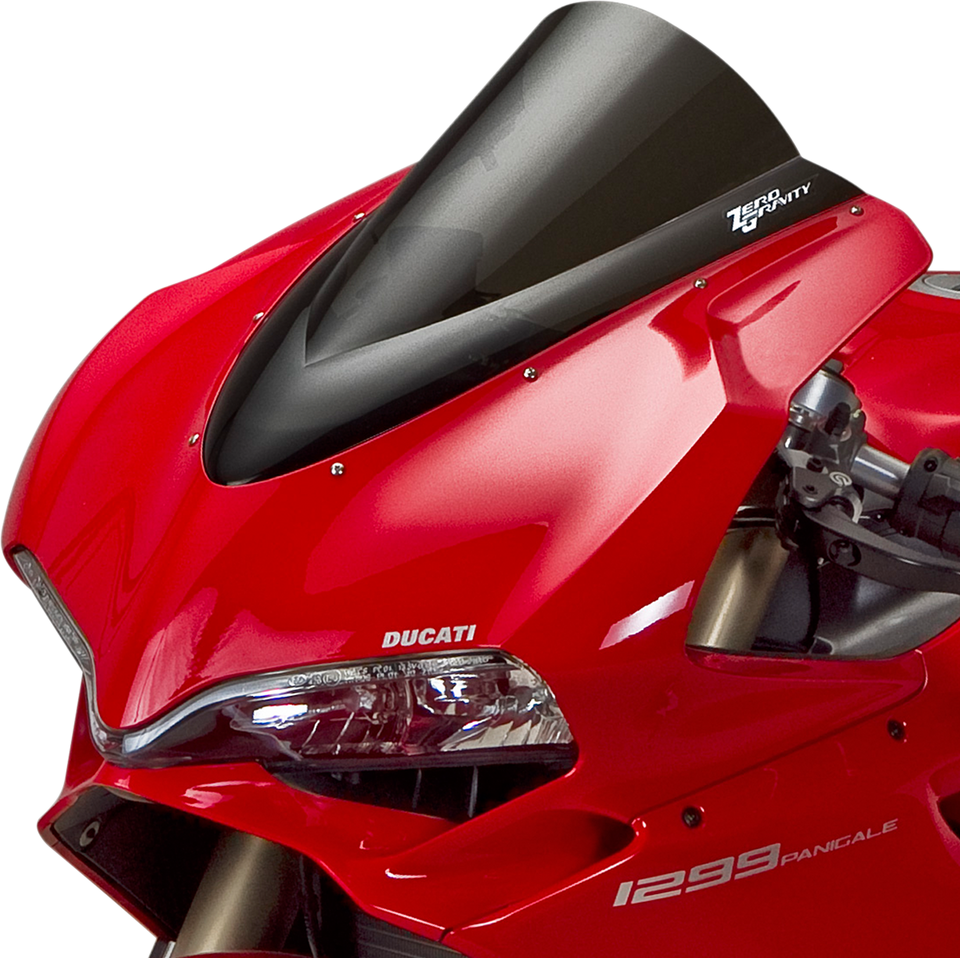Double Bubble Windscreen - Smoke - Panigale 1299
