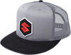 Suzuki Mark Snapback Hat - Black/Gray - Lutzka's Garage