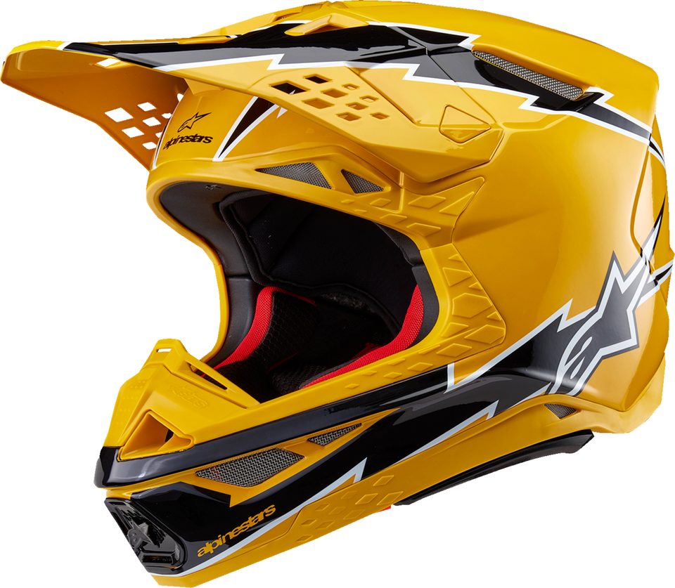 Supertech M10 Helmet - Ampress - MIPS® - Gloss Black/Yellow - Small - Lutzka's Garage