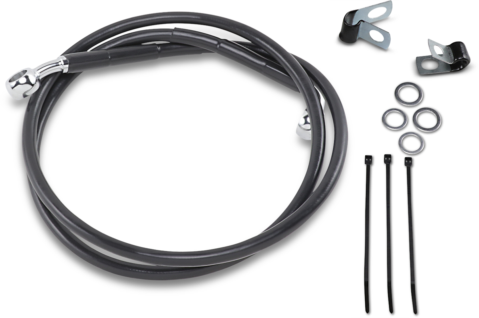 Brake Line - Front - Black - +2" - Lutzka's Garage